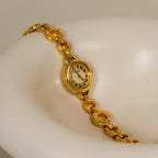 Vintage Michiko London Hearts Gold Watch