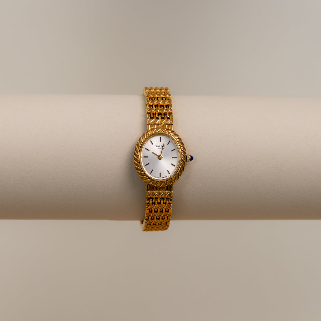 Vintage Rado Oval Gold Watch