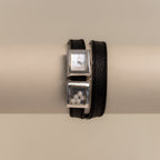 Vintage Mikimoto Square Silver Watch