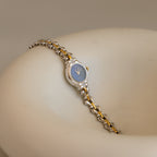 Vintage Sunlord Midnight Round Two Tone Watch