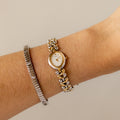 Vintage Rocoh Château Oval Two Tone Watch