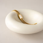 Vintage Westar Pearl Crescent Gold Watch