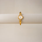 Vintage Burberrys Swiss Equestrian Cuff Gold Watch
