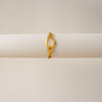 Vintage Christian Bernard Oval Diamond Gold Watch