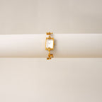 Vintage Salvador Dali Rectangular Garden Gold Watch