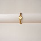 Vintage Seiko Ruby Twisted Rope Gold Watch