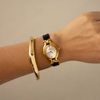 Vintage Fendi Swiss Hourglass Gold Watch