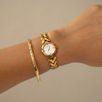 Vintage Philippe Venet Hearts Gold Watch