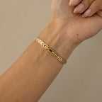 Vintage Citizen Ribbed Gold Watch
