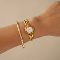 Vintage Seiko Exceline Butterfly Gold Watch