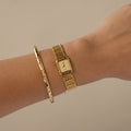 Vintage Seiko Tank Ladder Gold Watch