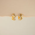 Pave Marquise Infinity Huggies