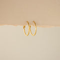 Skinny Notched Hoops