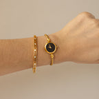 Vintage Gucci Swiss Midnight Rope Gold Watch