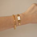 Vintage Hanae Mori Franklin Mint Butterfly Gold Watch