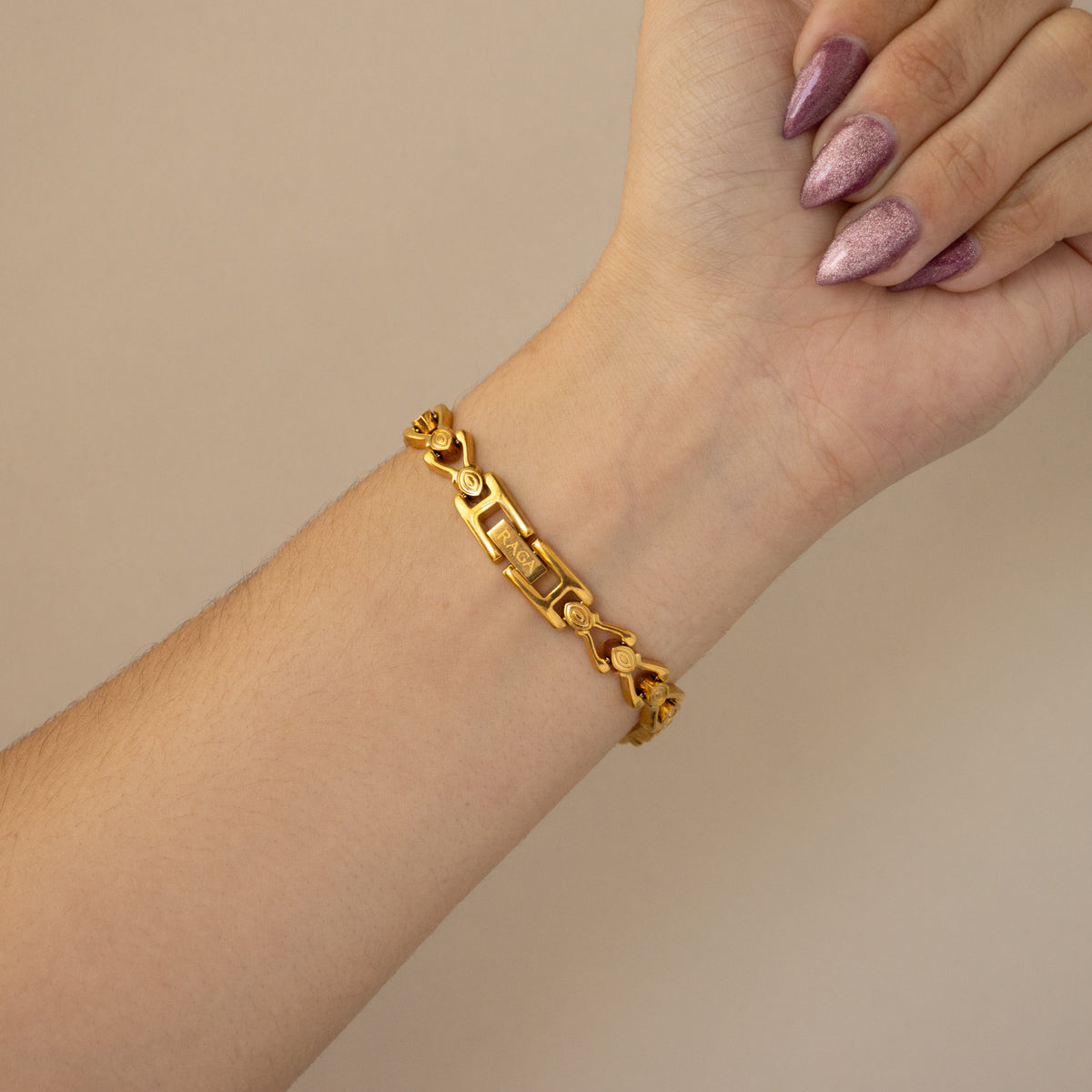 Vintage Raga Marquise Gold Watch