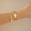 Vintage Raga Titan Marquise Gold Watch