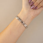 Vintage IEI Victorian Locket Silver Watch