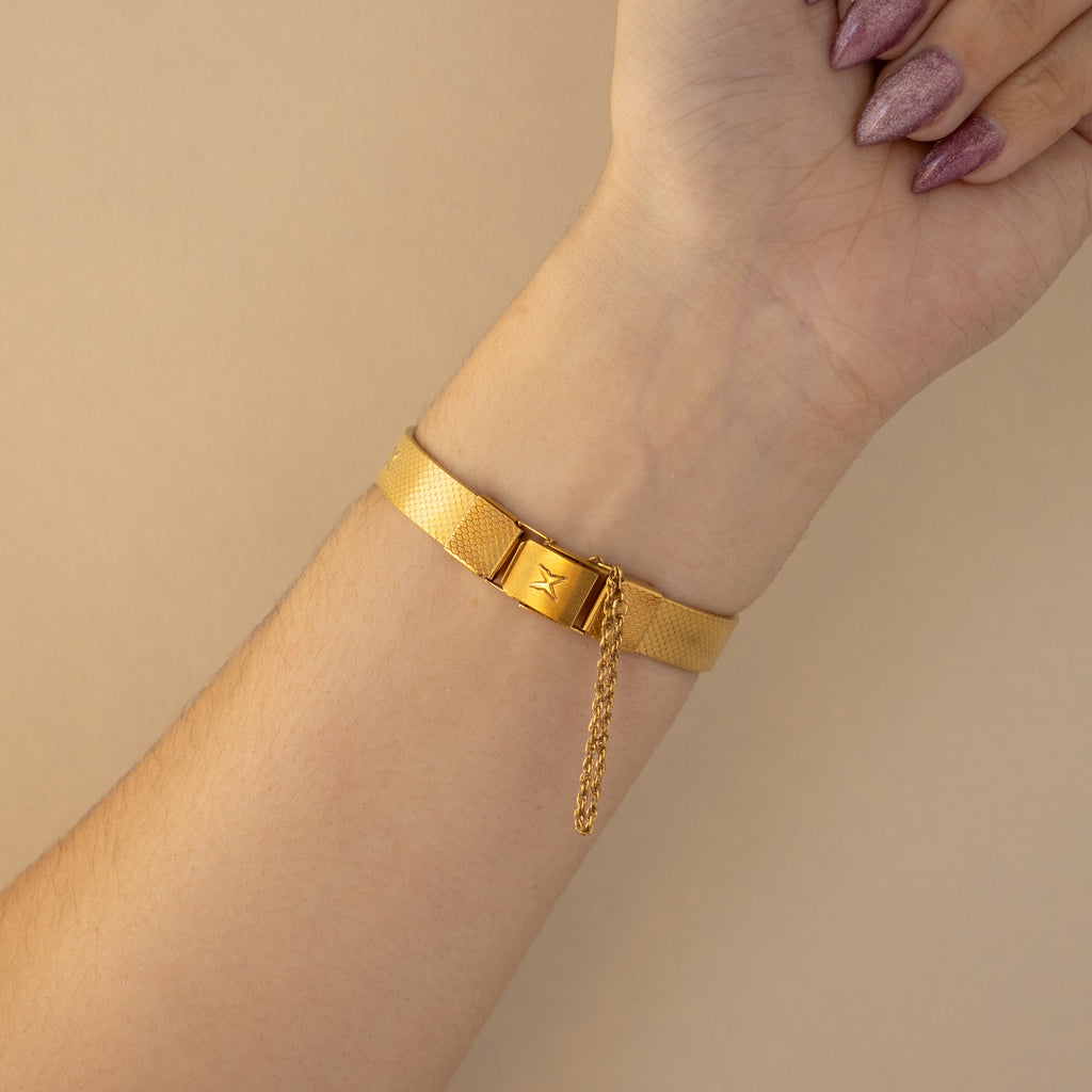 Vintage Hanae Mori Mariposa Gold Watch