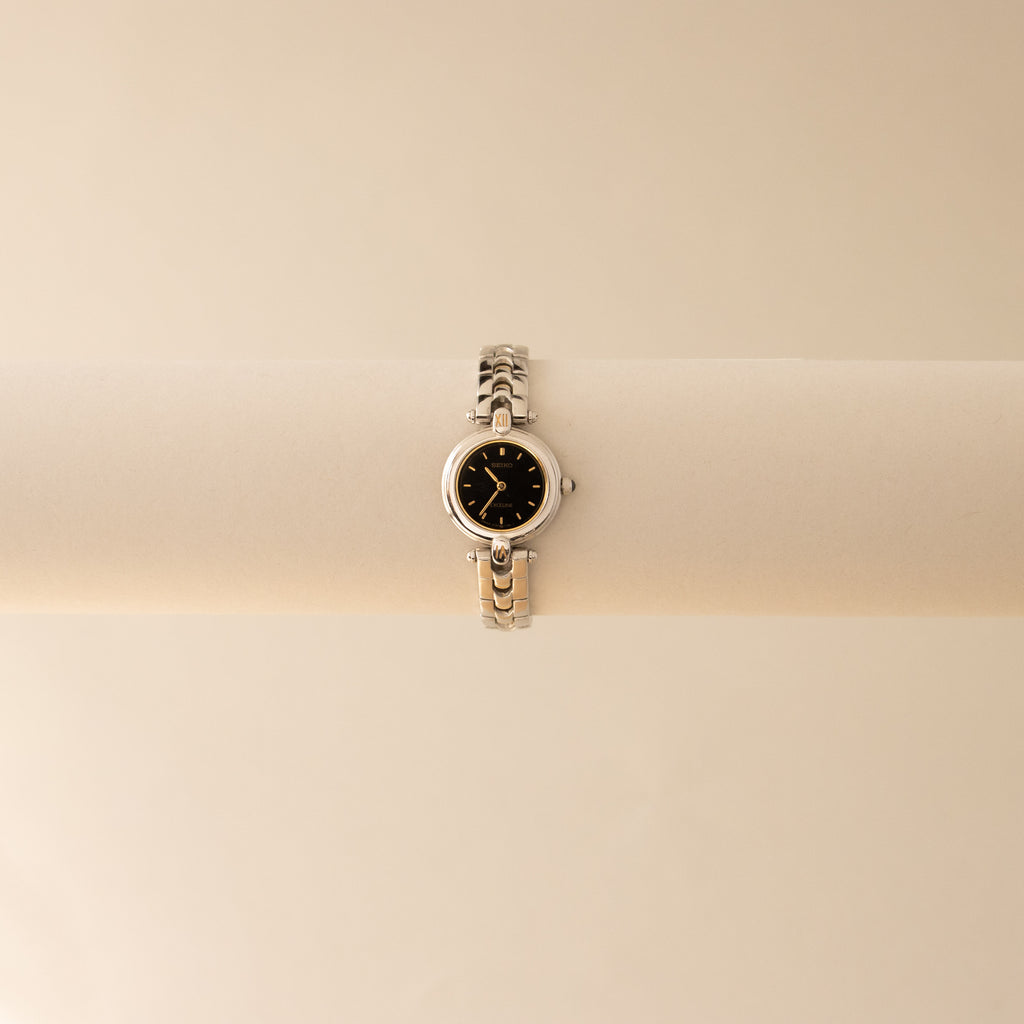 Vintage Citizen Midnight Round Two Tone Watch