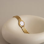Vintage Maurice Lacroix Swiss Iridescent Gold Watch