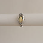 Vintage Valentino Moradei Victorian Locket Silver Watch