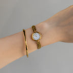 Vintage Christian Bernard Skinny Round Gold Watch