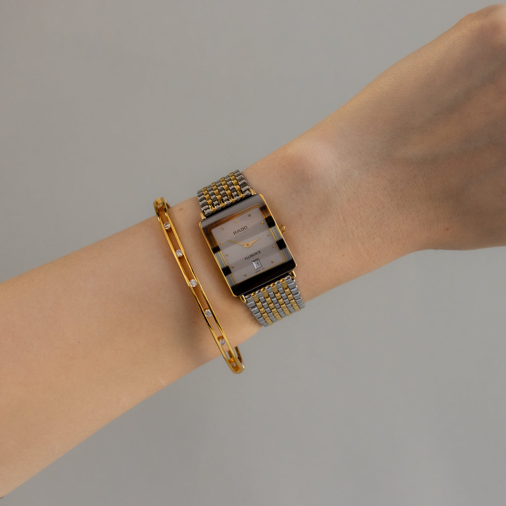 Vintage Rado Swiss Florence Two Tone Watch