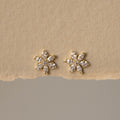 Marquise Flower Diamond Studs