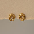 Ornate Lace Circle Studs