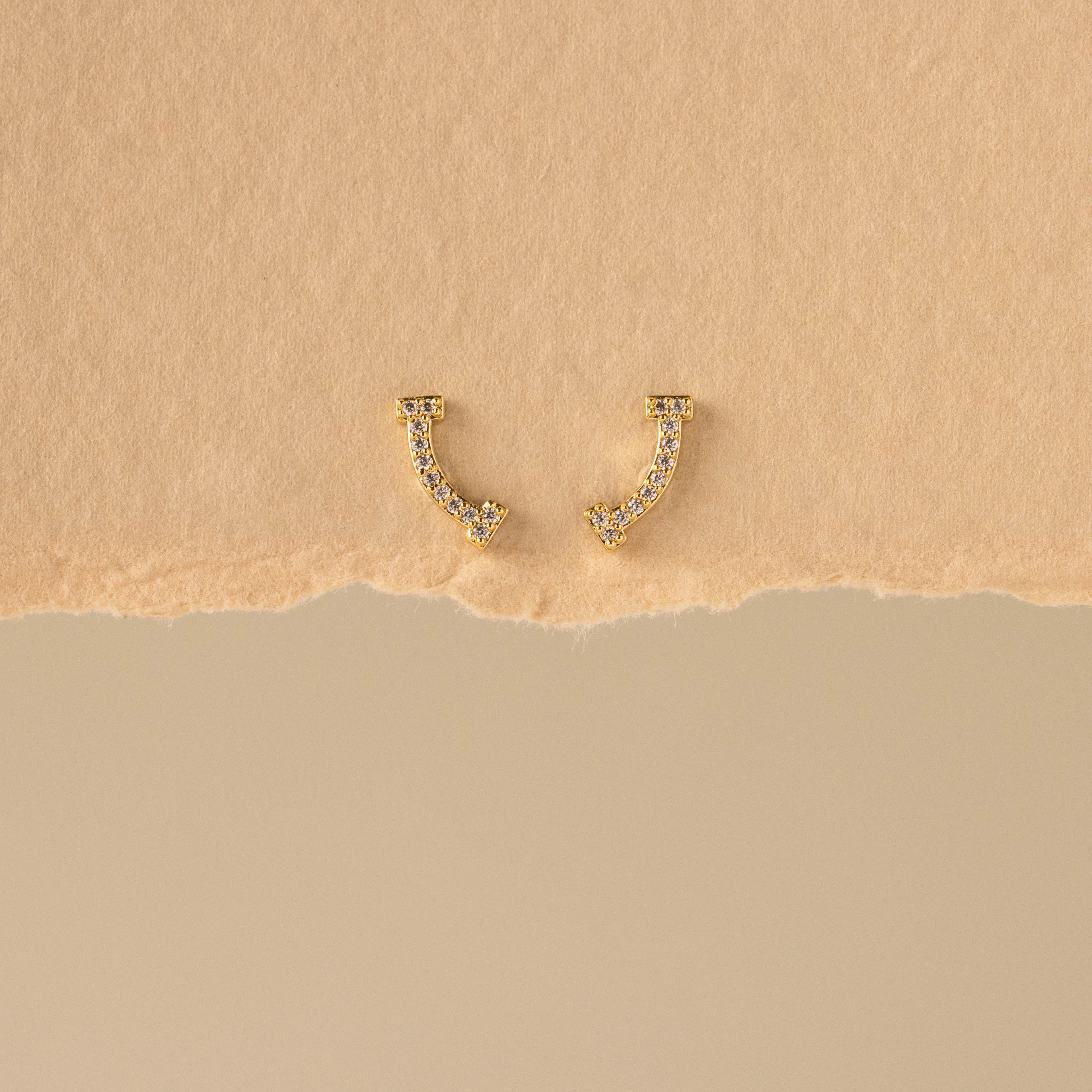 Diamond Smile Studs