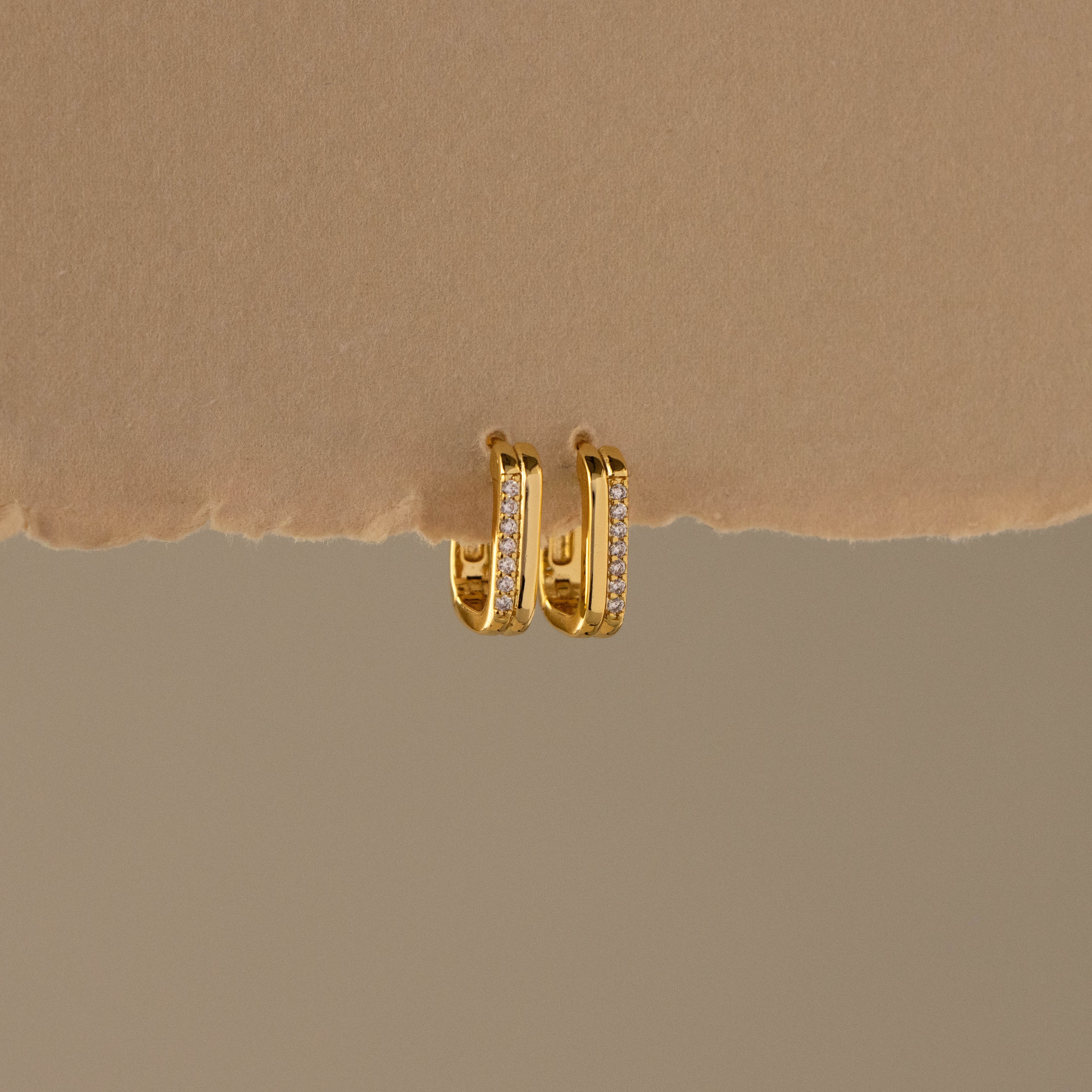 Half Pave Link Hoops