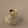 Wavy Pave Pearl Ear Cuffs