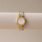 Vintage Balenciaga Swiss Pave Two Tone Watch