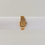 Vintage Rado Square Twist Gold Watch