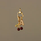 Sideways Heart Pendant Charm Holder