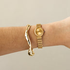 Vintage Rado Oval Twist Gold Watch