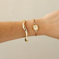 Vintage Christian Bernard Aquamarine Gold Watch