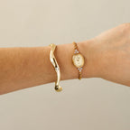 Vintage Christian Bernard Aquamarine Gold Watch