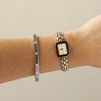 Vintage Rado Swiss Rectangular Two Tone Watch