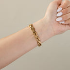 Vintage Michel Herbelin Round Gold Watch