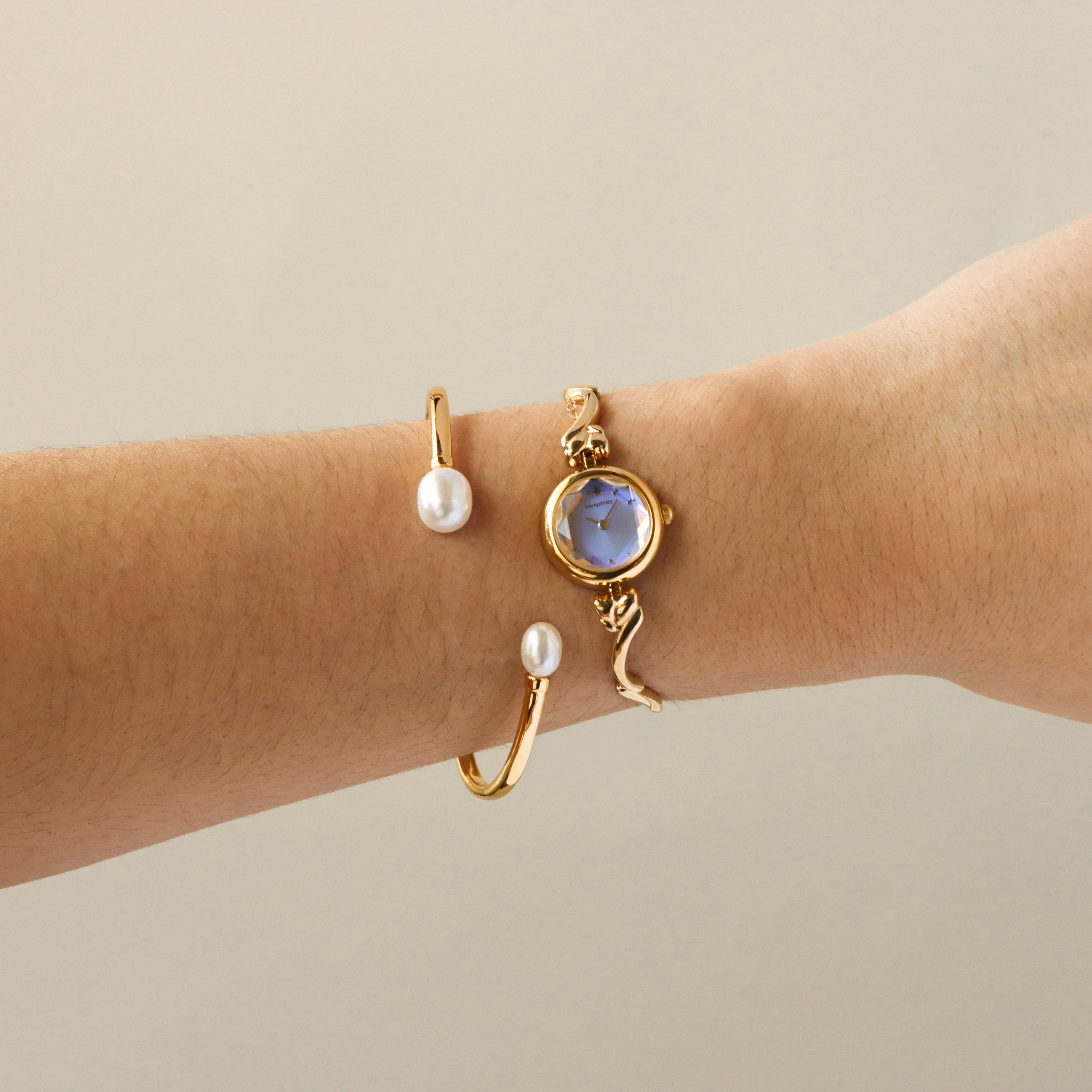Vintage Monperier Ocean Gold Watch