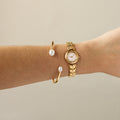 Vintage Hanae Mori Butterfly Gold Watch