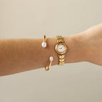 Vintage Hanae Mori Butterfly Gold Watch