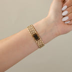 Vintage Quantieme Ruby Gold Watch