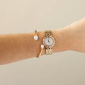 Vintage Quantieme Ruby Gold Watch