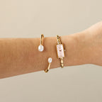 Vintage Katherine Hamnett Blush Gold Watch