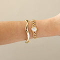 Vintage Seiko Blush Iridescent Gold Watch