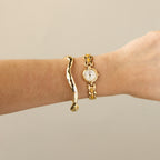 Rare Vintage Citizen Yellow Opal Gold Watch