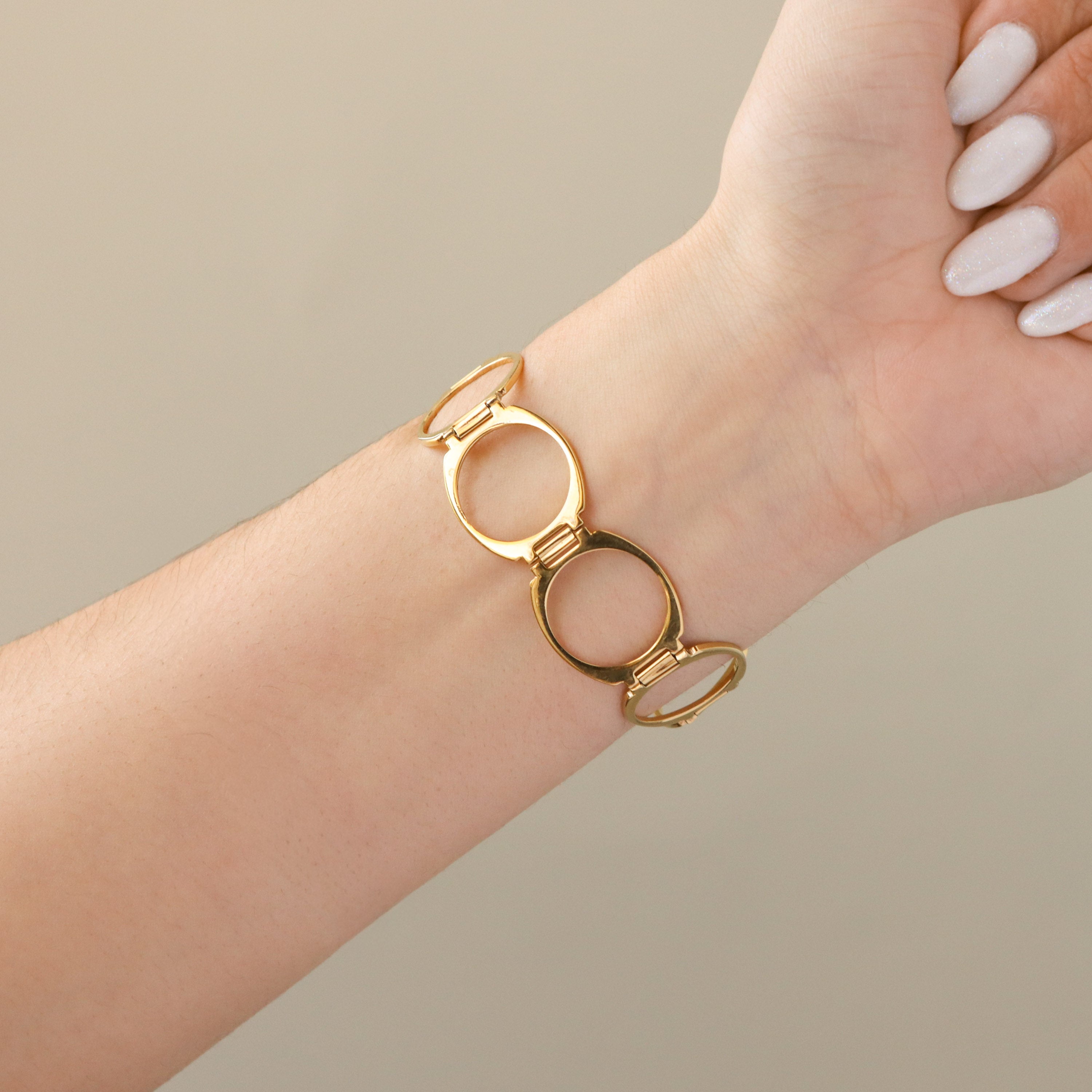 Vintage Midnight Convertible Gold Ring & Watch